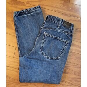 Lands End Mens Size W34 27.5L (Actual) Denim Jeans Traditional Fit